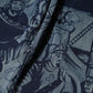 Dolce & Gabbana Blue Graphic Print Tapered Denim Jeans