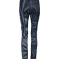 Dolce & Gabbana Blue Graphic Print Cotton Skinny Denim Jeans