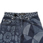 Dolce & Gabbana Blue Graphic Print Cotton Skinny Denim Jeans