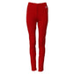 Dolce & Gabbana Red Mid Waist Slim Fit Pants