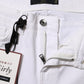 Dolce & Gabbana White Floral Embroidery GIRLY Denim Jeans