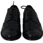 Dolce & Gabbana Dark Blue Leather Wingtip Oxford Dress Shoes