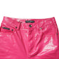 Dolce & Gabbana Pink Cotton High Waisted Skinny Denim Jeans