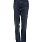 Dolce & Gabbana Blue Cotton Mid Waisted Straight Denim Jeans