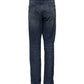 Dolce & Gabbana Blue Cotton Mid Waisted Straight Denim Jeans