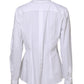 Dolce & Gabbana White Cotton Long Sleeves Collared Shirt Top