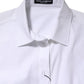 Dolce & Gabbana White Cotton Long Sleeves Collared Shirt Top