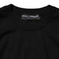Dolce & Gabbana Black Cashmere Sleeveless Women Tank T-shirt