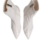 Elisabetta Franchi White Stiletto Heels Mid Calf Boots Shoes