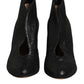 Gianvito Rossi Metallic Black Pump Stiletto Heels Shoes