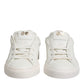 HIDE & JACK White Leather Low Top Lace Up Sneakers Shoes