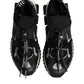 Dolce & Gabbana Black White Logo Sorrento Sneakers Shoes