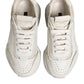 Dolce & Gabbana White DAYMASTER Calf Leather Sneakers Shoes