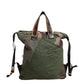 Dolce & Gabbana Military Green Patchwork Rucksack Backpack Bag
