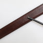 Dolce & Gabbana Brown Classic Silver Metal Logo Buckle Belt