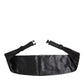 Dolce & Gabbana Black Men 100% Silk Belt Wide Waist Cummerbund