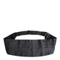 Dolce & Gabbana Dark Blue 100% Silk Belt Waist Cummerbund