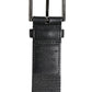 Dolce & Gabbana Green Black Polyester DG Logo Buckle Belt