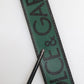 Dolce & Gabbana Green Black Polyester DG Logo Buckle Belt