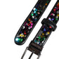 Dolce & Gabbana Black Sequin Embellished Metal Buckle Belt