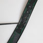 Dolce & Gabbana Green Black Polyester DG Logo Buckle Belt