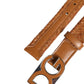 Dolce & Gabbana Brown Braided Metal DG Logo Buckle Belt