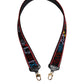 Dolce & Gabbana Black Cotton Printed Women Bag Accessory Shoulder Strap