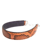 Dolce & Gabbana Orange Exotic Leather Bag Shoulder Strap