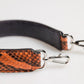 Dolce & Gabbana Orange Exotic Leather Bag Shoulder Strap