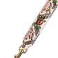 Dolce & Gabbana Multicolor Python Embellished Crystal Stud Shoulder Strap