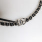 Dolce & Gabbana Black Leather DG Logo Chain Bag Shoulder Strap