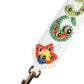 Dolce & Gabbana White Calfskin Raffia Embroidered Patchwork Shoulder Strap