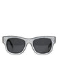 Dolce & Gabbana Pearl White Acetate Frame Domenico Deep Shades Sunglasses