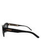 Dolce & Gabbana Black Leather Frame DG4177 Tinted Lens Sunglasses