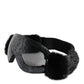 Dolce & Gabbana Black Bi0759 Lace Mirrored Ski Goggles Mask Sunglasses