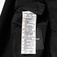 Dolce & Gabbana Black Viscose DG Crown Blazer Coat Jacket