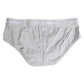 Dolce & Gabbana Gray Cotton Stretch Regular Brief Underwear