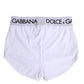 Dolce & Gabbana White Nylon Logo Waistband Boxer Brief Underwear