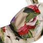 Dolce & Gabbana Beige Floral Balconcino Underwired Bra Underwear
