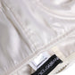 Dolce & Gabbana White Silk Underwired Balconette Bra Underwear