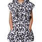 Dolce & Gabbana White DG Mania Hooded Sleeveless Puffer Jacket