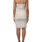 Dolce & Gabbana White Full Slip DG Logo Silk Dress Sleepwear