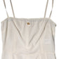 Dolce & Gabbana White Full Slip DG Logo Silk Dress Sleepwear