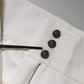 Dolce & Gabbana White Wool High Waist Tapered Pants
