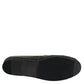 Dolce & Gabbana Green Exotic Leather Espadrilles Slip On Shoes