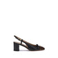 Valentino Garavani Black Goatskin Mid Heel Pumps