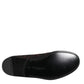 Dolce & Gabbana Red Black Jacquard Slip On Men Loafers Shoes