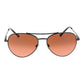 Serengeti Black Metal Sunglasses