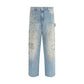 Golden Goose Blue Cotton Jeans Denim