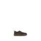 Santoni Brown Calf Leather Bos Taurus Low Top Sneakers